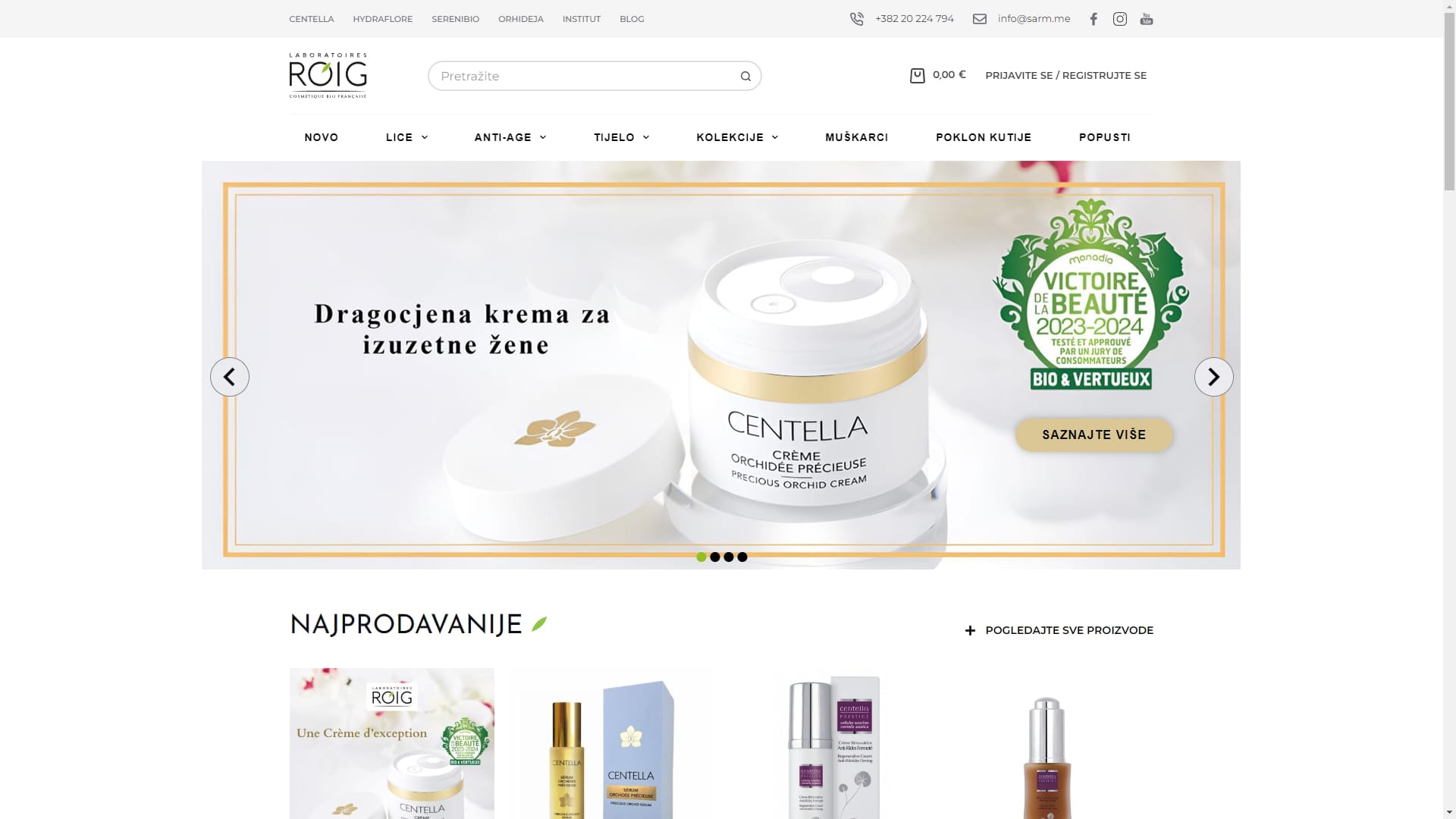 Web dizajn Crna Gora - primjer responsive sajta